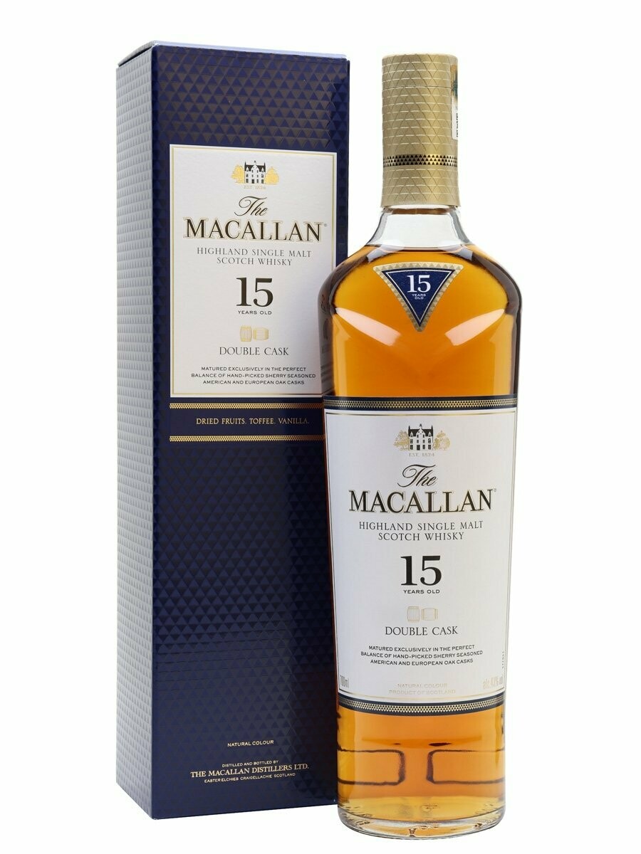 Macallan 15 years - Double Cask - 43% Macallan 15 years - Double Cask - 43%
