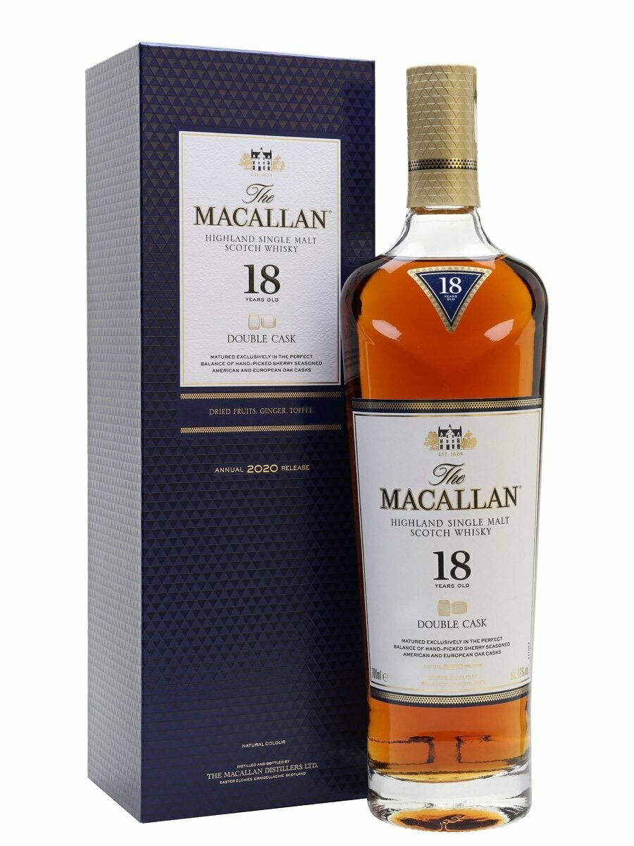 Macallan 18 years - Double Cask - 2023 - 43% Macallan 18 years - Double Cask - 2023 - 43%