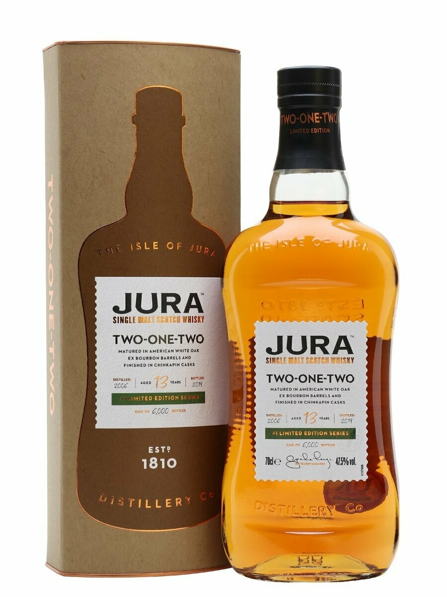 Jura 13 years - Two One Two - 47.5% Jura 13 years - Two One Two - 47.5%