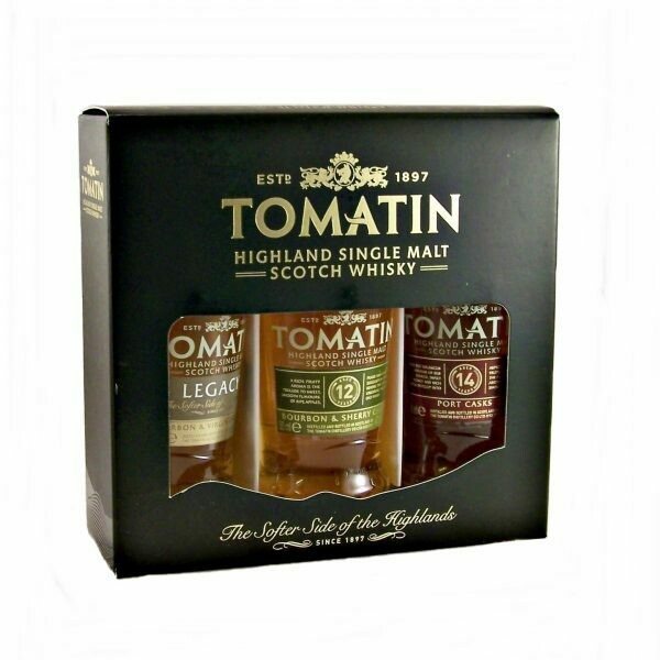 Tomatin miniaturen set van drie Tomatin miniaturen set van drie