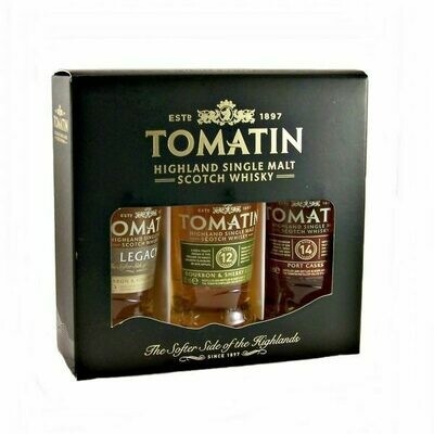 Tomatin miniaturen set van drie