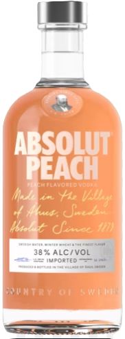 Absolut Peach vodka - 38% Absolut Peach vodka - 38%