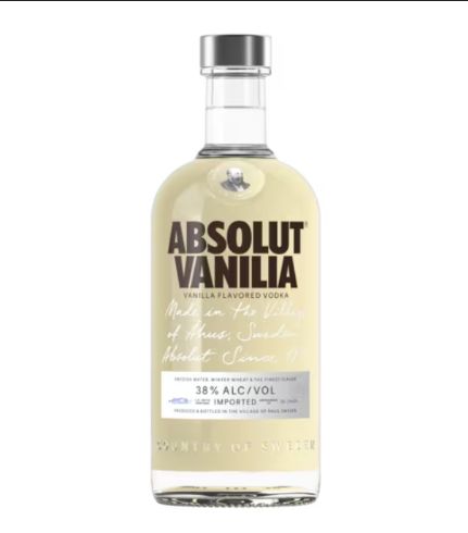 Absolut Vanilla vodka - 38%
