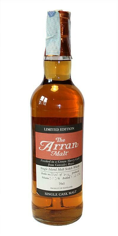 Arran Cream Sherry Gonzalez Byass Finish - 57.5% Arran Cream Sherry Gonzalez Byass Finish - 57.5%