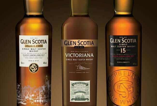Glen Scotia Cadeau-set - Double Cask - 15 years - Victoriana