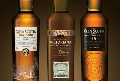 Glen Scotia Cadeau-set - Double Cask - 15 years - Victoriana