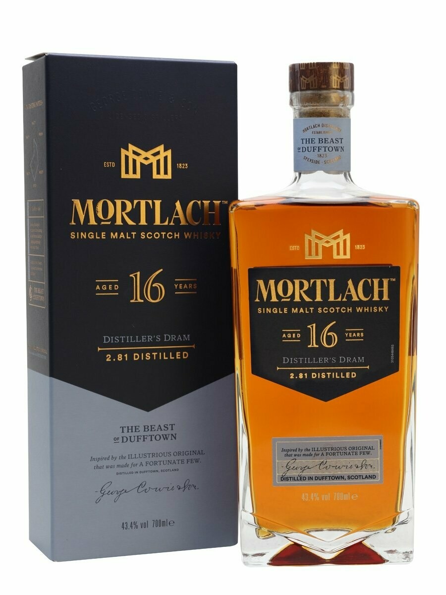 Mortlach 16 years - Distiller's Dram - 43,4% Mortlach 16 years - Distiller's Dram - 43,4%