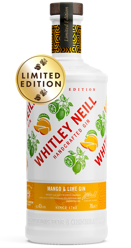 Whitley Neill Mango en Lime Gin - 43% Whitley Neill Mango en Lime Gin - 43%