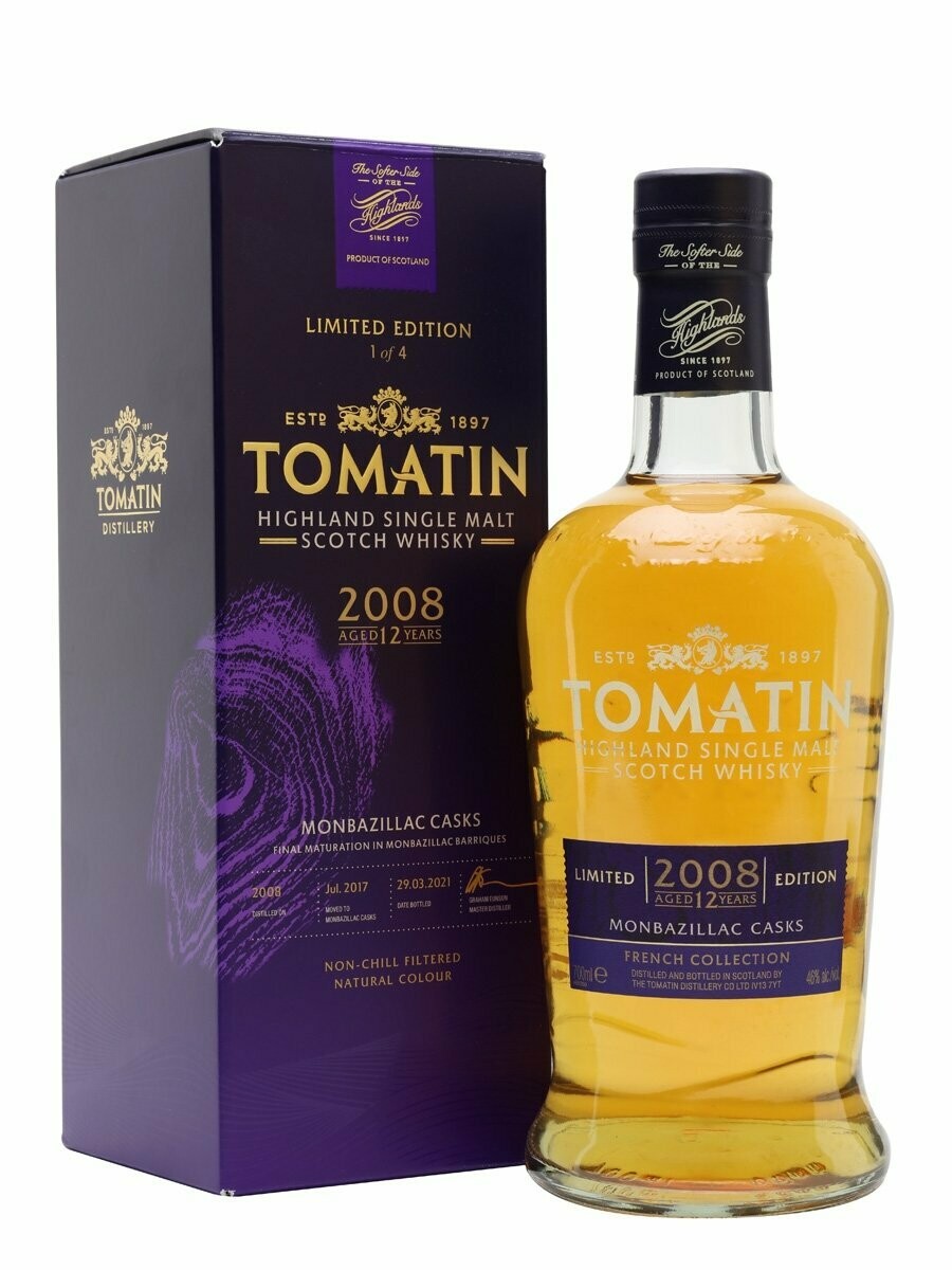 Tomatin French Collection - Monbazillac - 46% Tomatin French Collection - Monbazillac - 46%