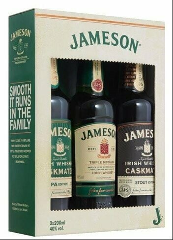 Jameson giftpack - 3 x 20cl. Jameson giftpack - 3 x 20cl.