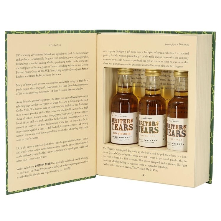Writers Tears cadeau-pakket met 3x 5cl. Writers Tears cadeau-pakket met 3x 5cl.