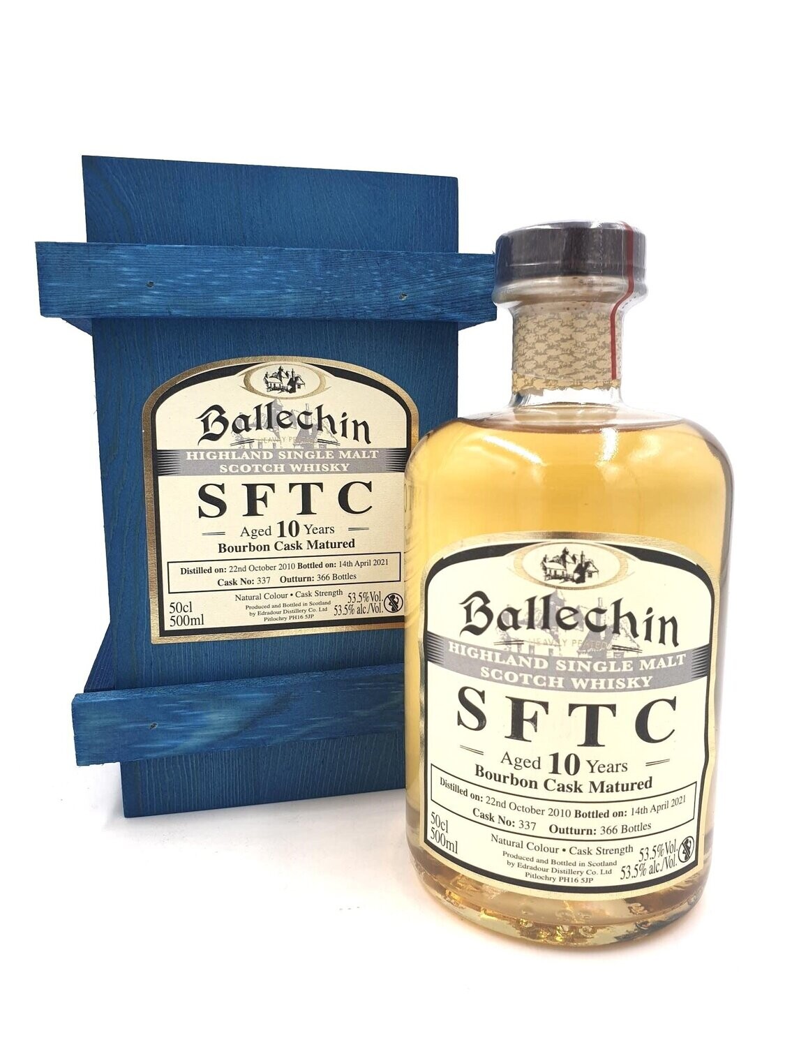 Ballechin Straight From The Cask - 10 years - Bourbon cask finish - 60.1% Ballechin Straight From The Cask - 10 years - Bourbon cask finish - 60.1%