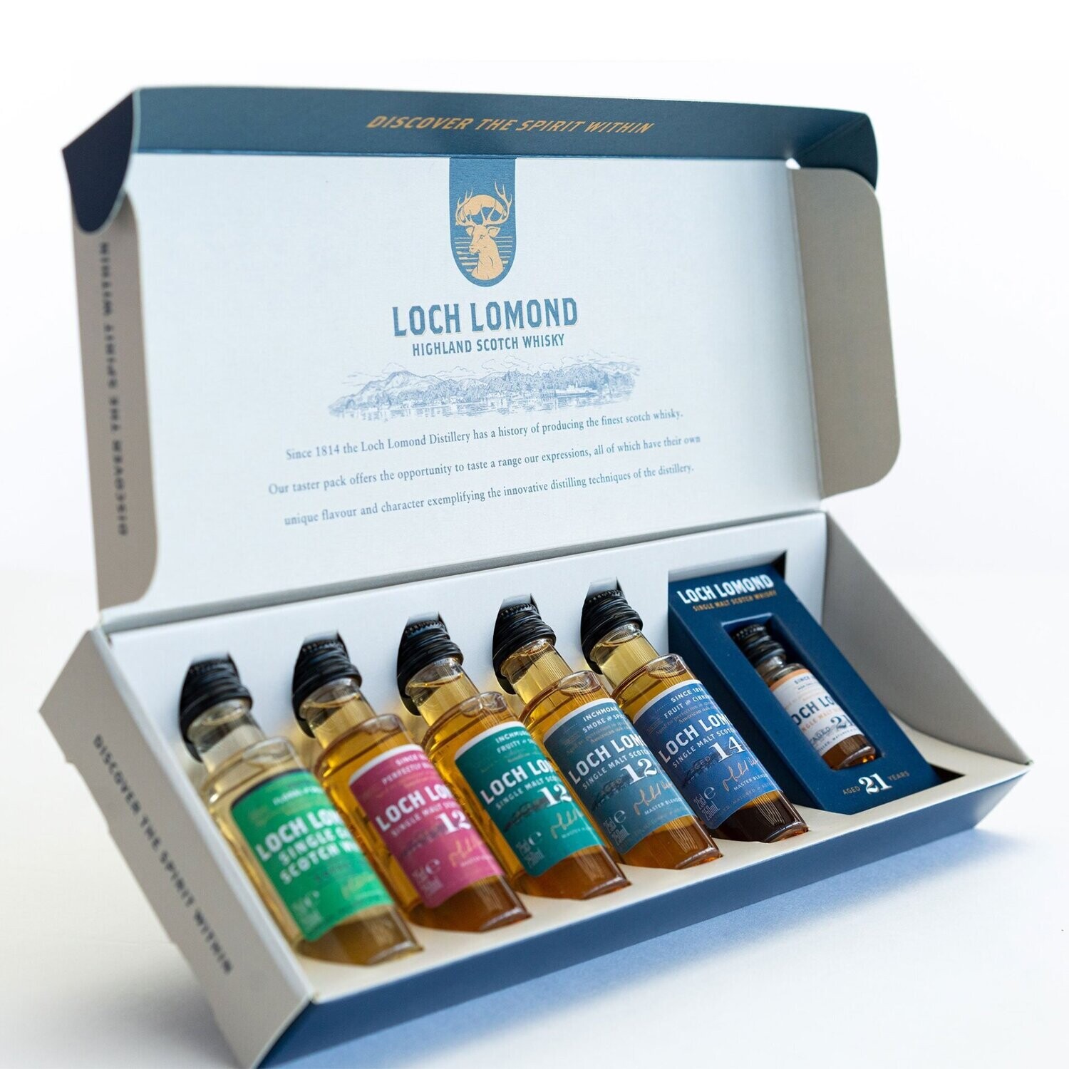Loch Lomond Tasting kit - 6 stuks - 46% Loch Lomond Tasting kit - 6 stuks - 46%