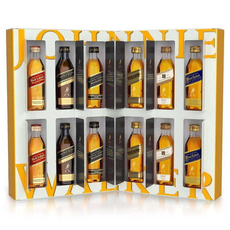 Johnnie Walker Advent kalender met 12 flesjes