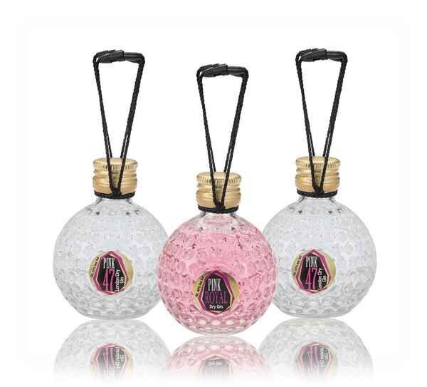 Pink 47 Gin - Kerstballen set met 3 ballen Pink 47 Gin - Kerstballen set met 3 ballen