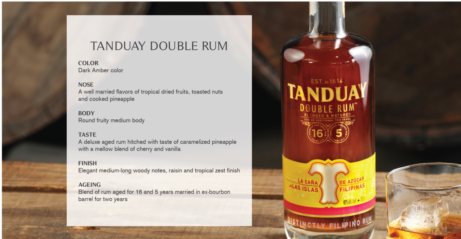 Tanduay Double Rum - 40% Tanduay Double Rum - 40%