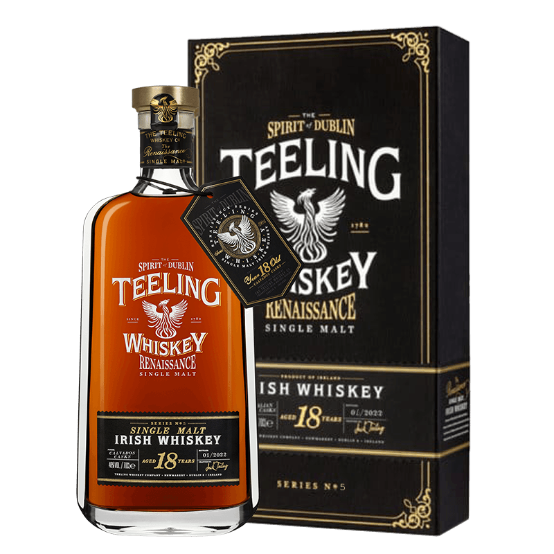 Teeling Renaissance - 18 years - Bourbon en Calvados cask - Series No. 5 Teeling Renaissance - 18 years - Bourbon en Calvados cask - Series No. 5