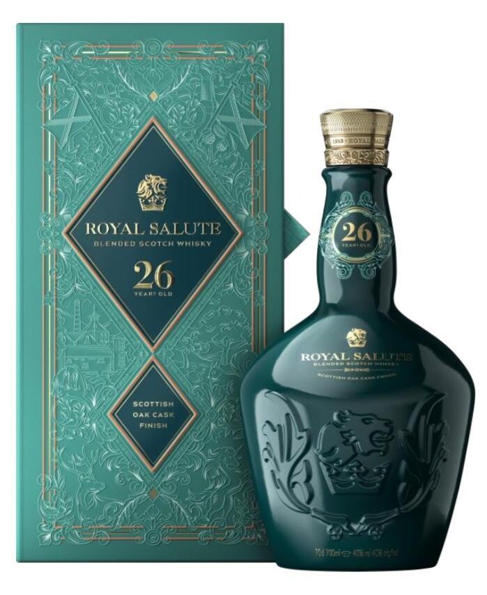 Chivas Regal Royal Salute 26 years Old Kingdom Scottish Oak Cask Edition - 40% Chivas Regal Royal Salute 26 years Old Kingdom Scottish Oak Cask Edition - 40%