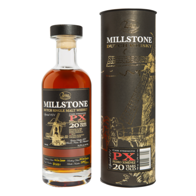 Millstone Single Malt Whisky 20 years - PX cask 51.2% - Special No. 21 Millstone Single Malt Whisky 20 years - PX cask 51.2% - Special No. 21