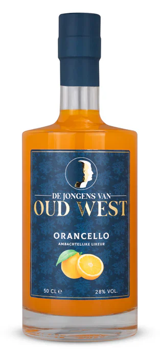 Orancello - sinaasappel likeur - Jongens van Oud West Orancello - sinaasappel likeur - Jongens van Oud West