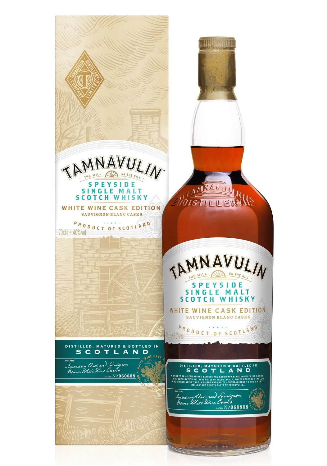 Tamnavulin - White Wine Cask Edition - Sauvignon Blanc Casks - 40% Tamnavulin - White Wine Cask Edition - Sauvignon Blanc Casks - 40%