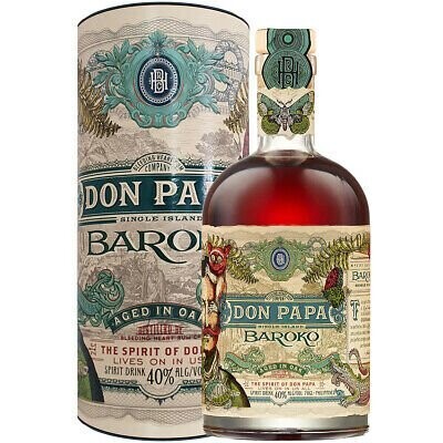 Don Papa Baroko Rum - 40% Don Papa Baroko Rum - 40%
