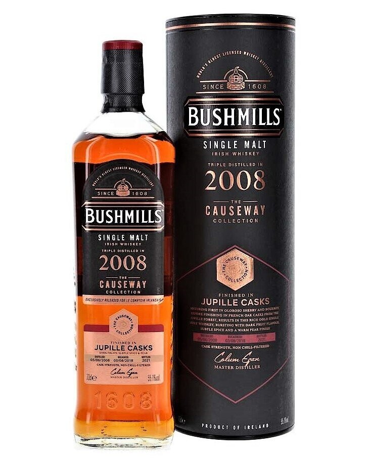 Bushmills Causeway Collection 2008 - Jupille Cask - 55.1% Bushmills Causeway Collection 2008 - Jupille Cask - 55.1%