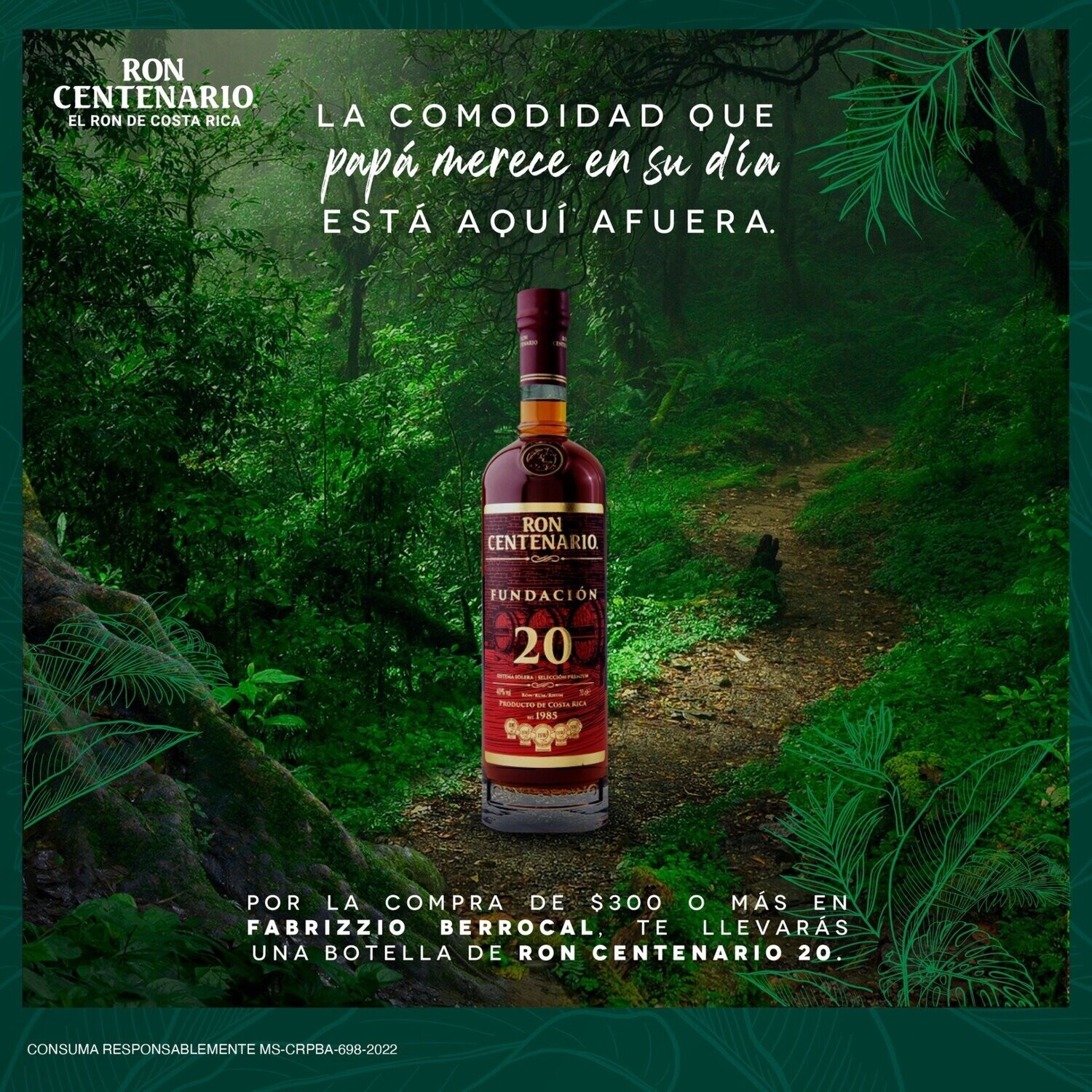 Ron Centenario Rum - 20 Años - 40% Ron Centenario Rum - 20 Años - 40%