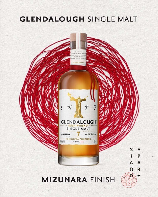 Glendalough Irish Malt - 7 years Mizunara Cask Finish - 46%