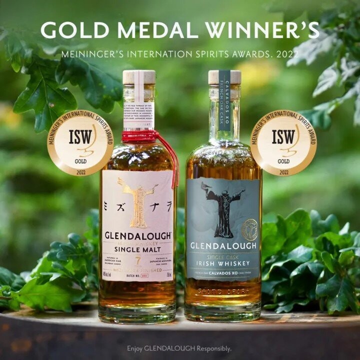 Glendalough Irish Malt - 3 years Single Grain - Calvados Cask Finish - 42% Max. 1 per klant. Glendalough Irish Malt - 3 years Single Grain - Calvados Cask Finish - 42% Max. 1 per klant.