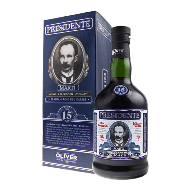 Presidente Marti 15 years Solera Rum - 40% Presidente Marti 15 years Solera Rum - 40%
