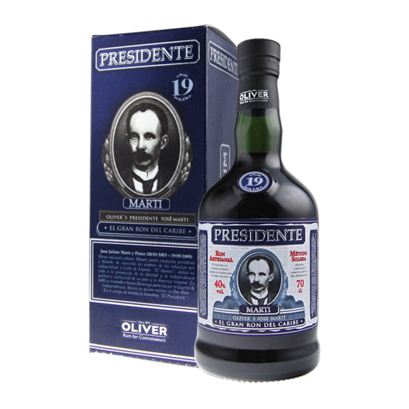 Presidente Marti 19 years Solera Rum - 40% Presidente Marti 19 years Solera Rum - 40%