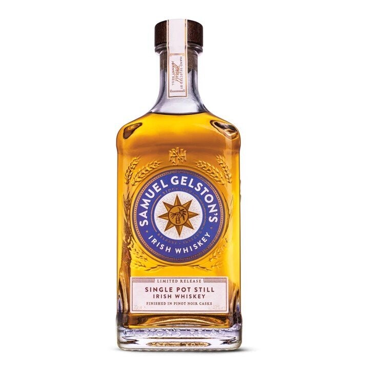 Samuel Gelston's Single Pot Still Pinot Noir Finish Irish Whiskey - 40% - Limited Edition