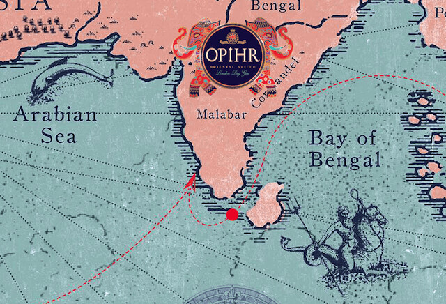 Opihr Far East Editie Gin - 43% Opihr Far East Editie Gin - 43%