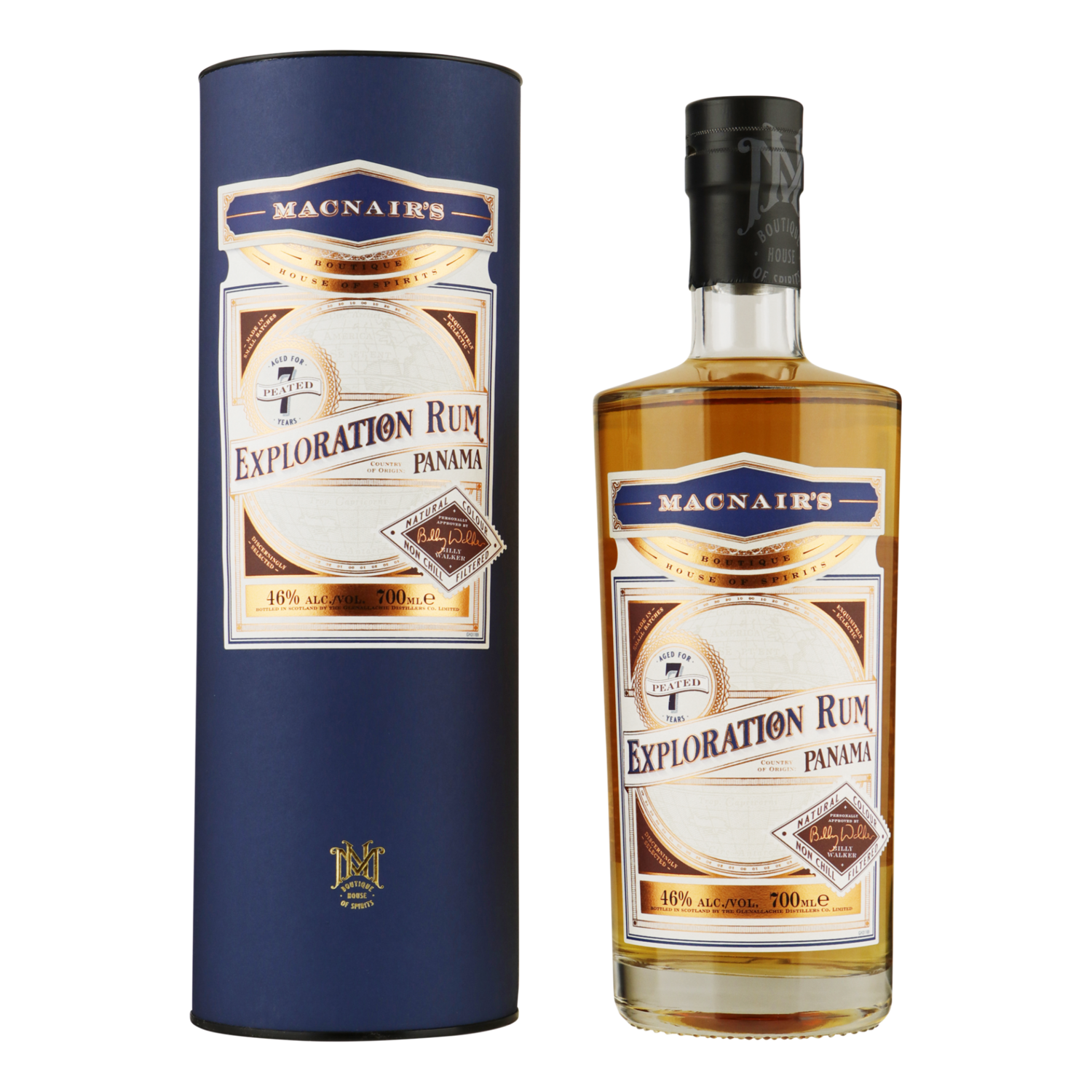 MacNair's Exploration Peated Rum - 46% MacNair's Exploration Peated Rum - 46%