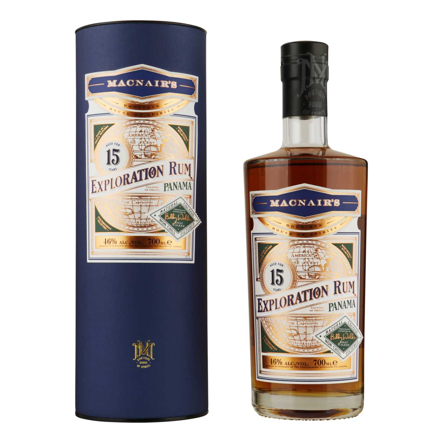 MacNair's Exploration 15 years old Rum - 46% MacNair's Exploration 15 years old Rum - 46%