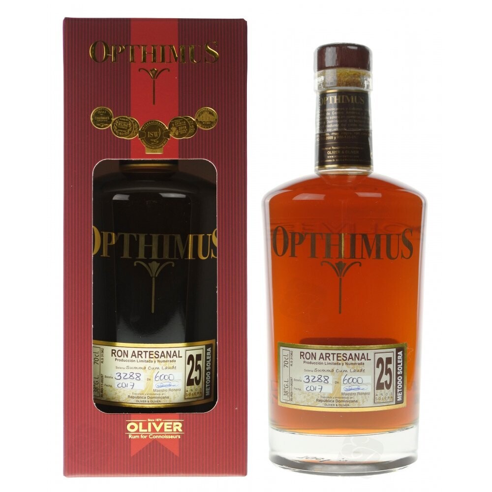 Opthimus 25 years - Old Port Cask finish - 38% Opthimus 25 years - Old Port Cask finish - 38%