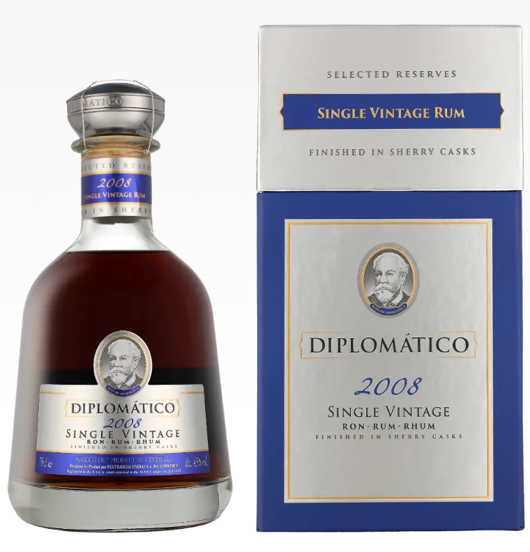 Diplomatico Single Vintage Rum - 2008 - 43% Diplomatico Single Vintage Rum - 2008 - 43%