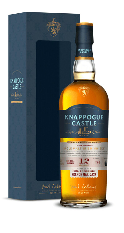 Knappogue Castle 12 years - French Oak Cask - 46% Knappogue Castle 12 years - French Oak Cask - 46%