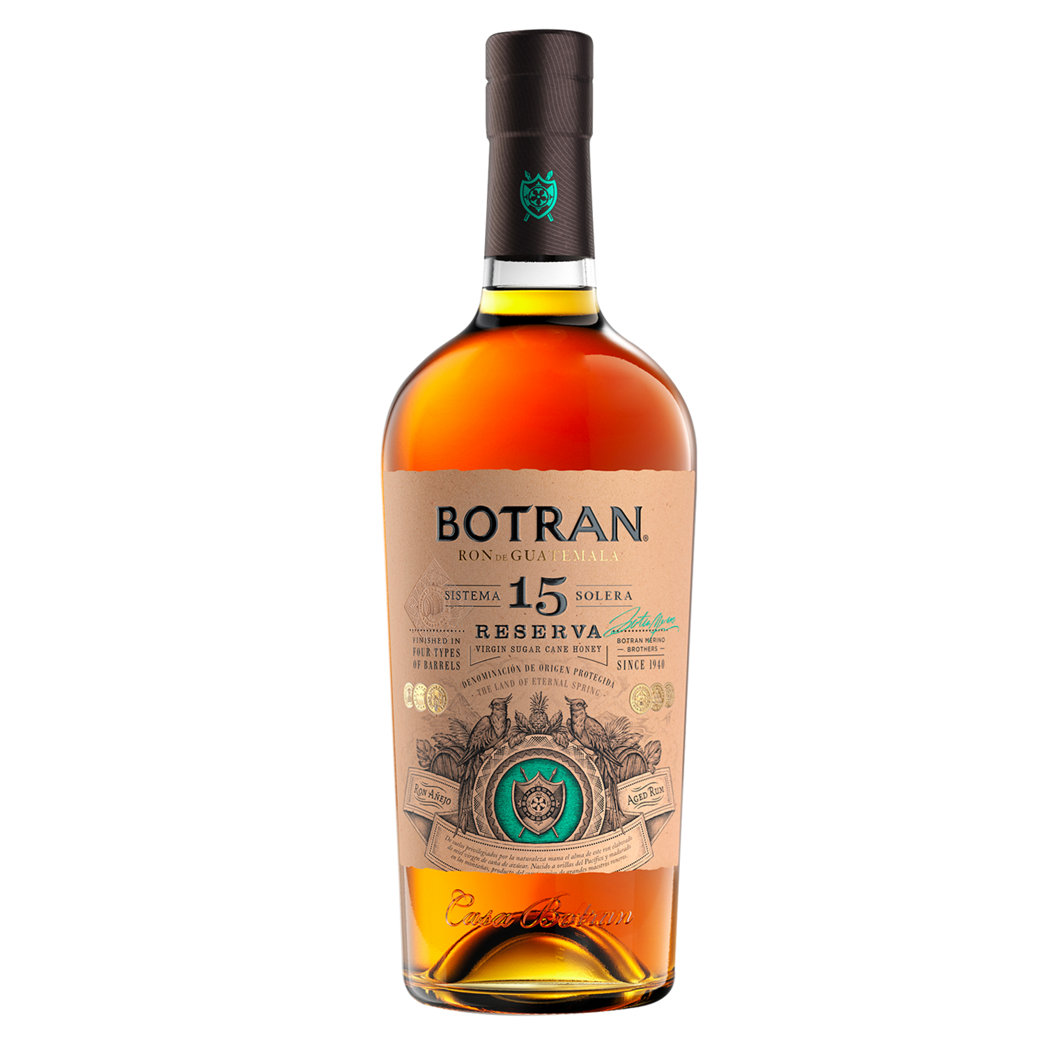 Botran 15 years old Reserva rum - 40% Botran 15 years old Reserva rum - 40%