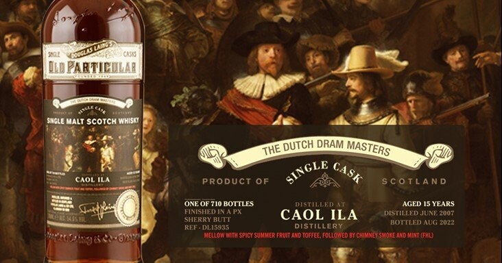Old Particular - The Dutch Dram Masters - Caol Ila - 15 years old - single malt - Batch 1 - 54.6% Old Particular - The Dutch Dram Masters - Caol Ila - 15 years old - single malt - Batch 1 - 54.6%