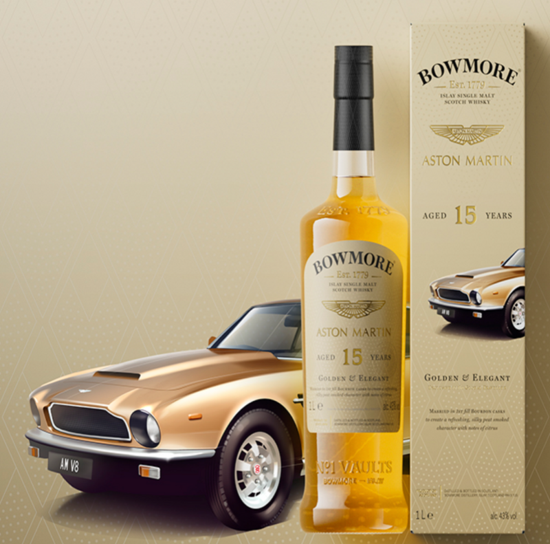 Bowmore Aston Martin 15 years -  Limited Edition No. 5 - 43% - Max. 1 per klant.