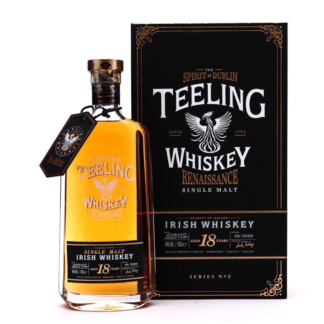 Teeling Renaissance - 18 years -Bourbon en Australian Red Wine Cask - Series No. 2 Teeling Renaissance - 18 years -Bourbon en Australian Red Wine Cask - Series No. 2