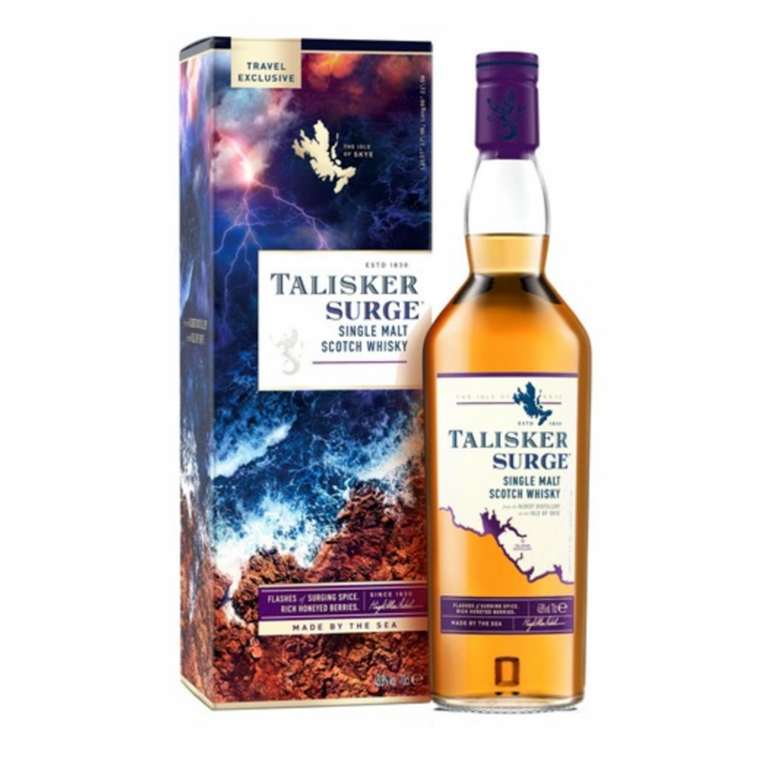 Talisker Surge - Travel Retail Exclusief - 45.8% - Max. 1 fles per klant. Talisker Surge - Travel Retail Exclusief - 45.8% - Max. 1 fles per klant.