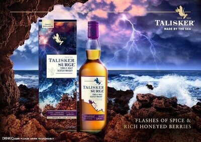 Talisker Surge - Travel Retail Exclusief - 45.8% - Max. 1 fles per klant.