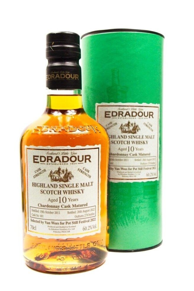 Edradour 10 years Chardonnay Cask Finish - 60.2% Edradour 10 years Chardonnay Cask Finish - 60.2%