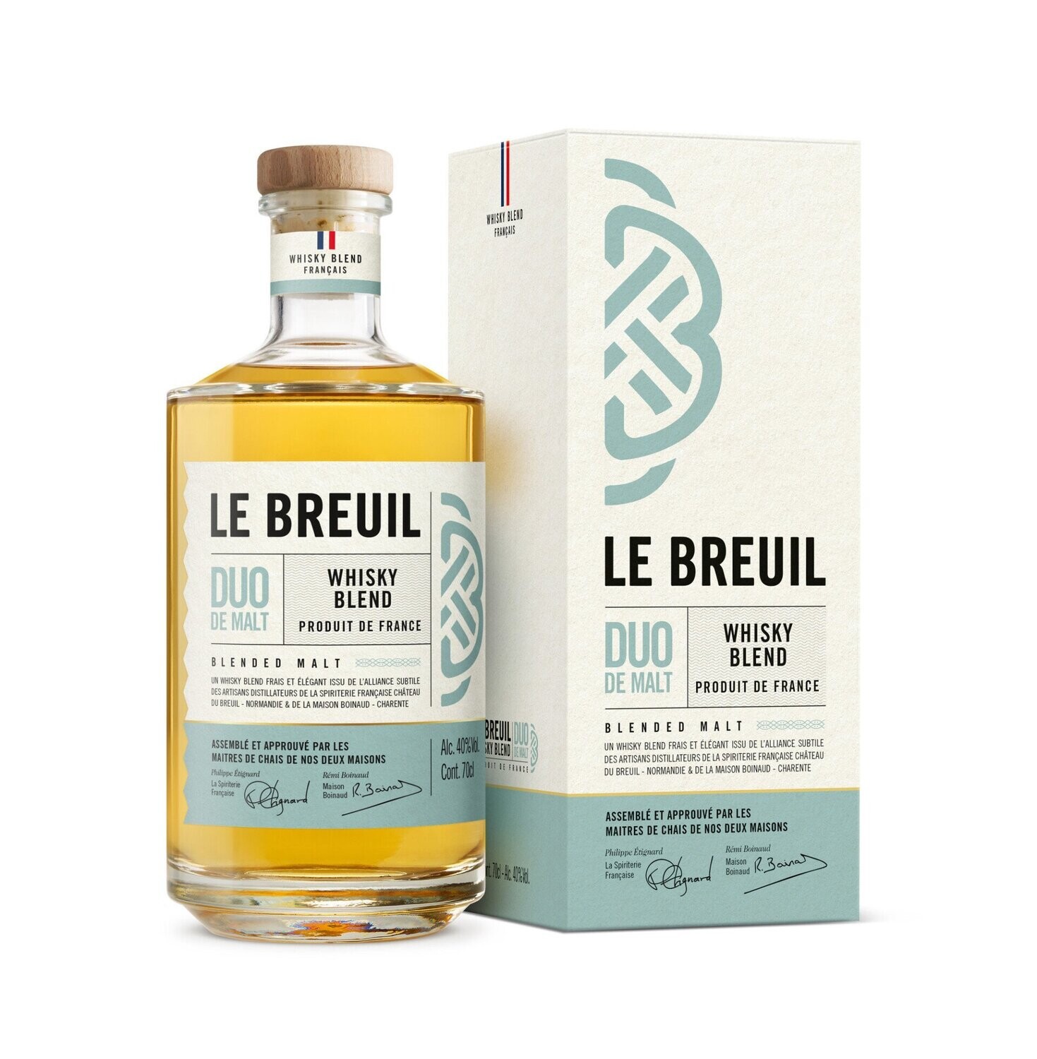 Le Breuil Whisky Blend Duo De Malt - 40% Le Breuil Whisky Blend Duo De Malt - 40%