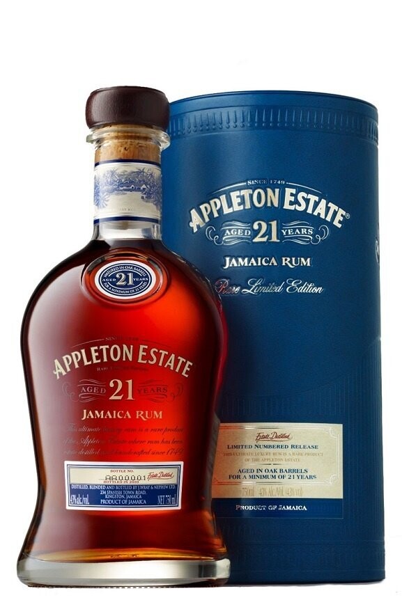 Appleton Estate Rare Cask - 21 years - 43% Appleton Estate Rare Cask - 21 years - 43%