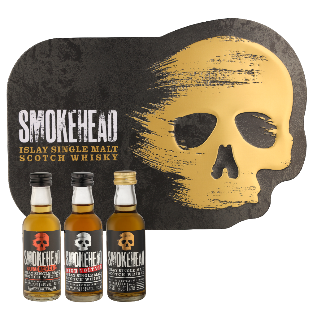 Smokehead Tasting set 3 x 5 cl. Smokehead Tasting set 3 x 5 cl.