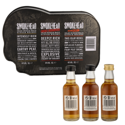 Smokehead Tasting set 3 x 5 cl.